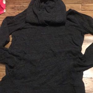 Thin charcoal hoodie
